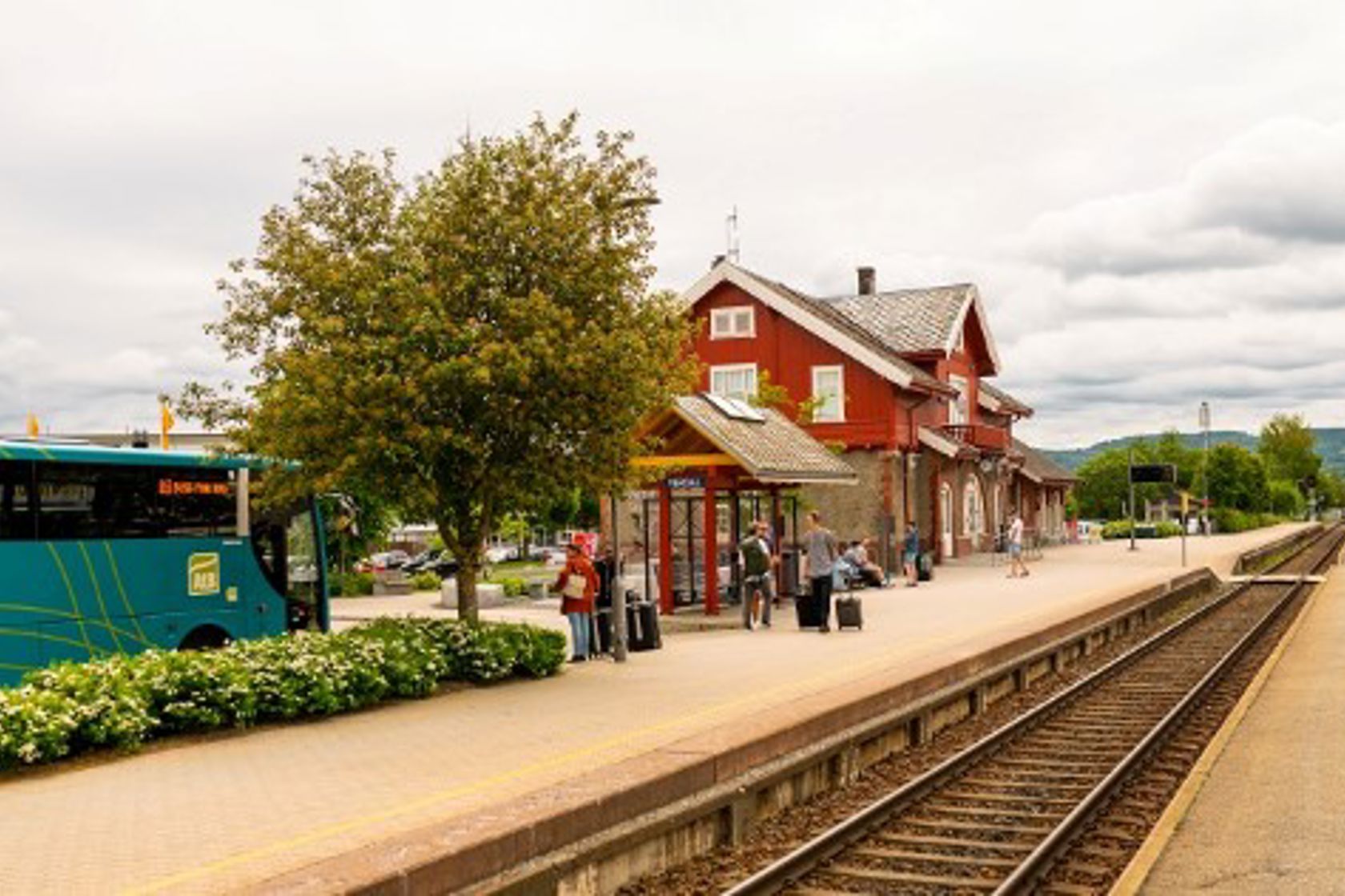 Exterior view of Verdal station