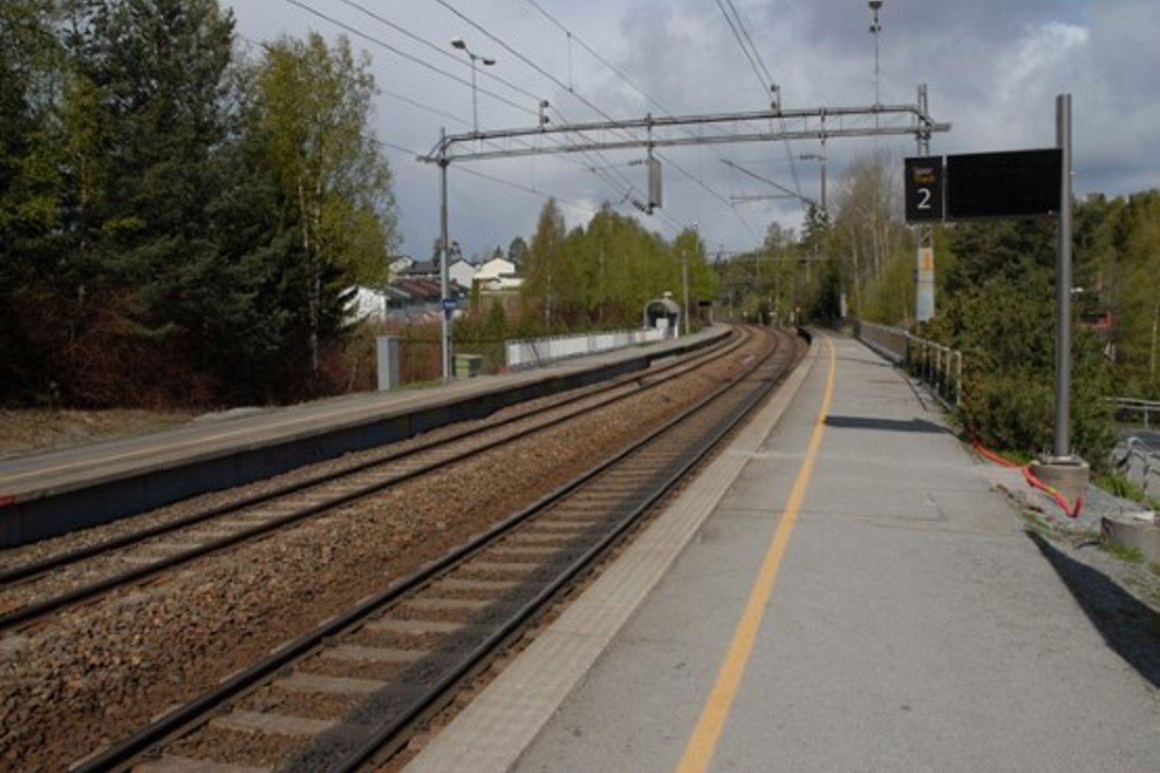 Eksteriørfoto av Vevelstad holdeplass