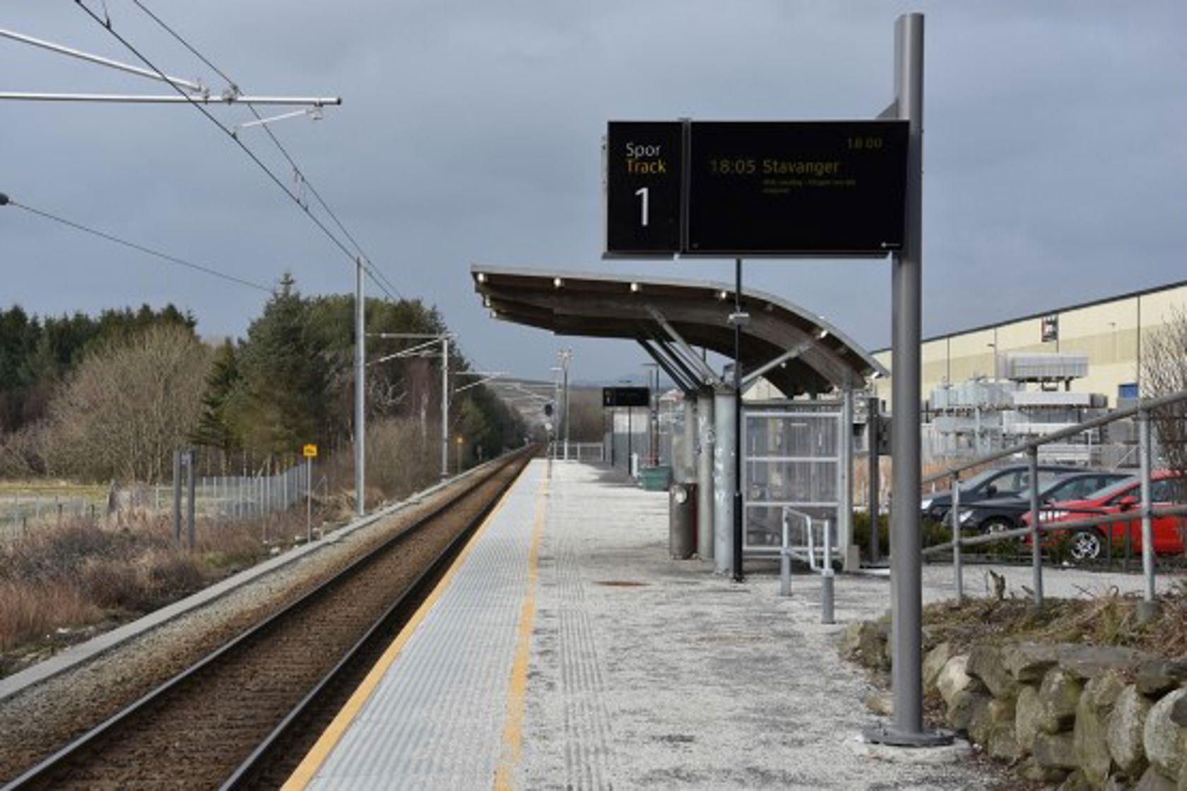 Exterior view of Øksnevadporten stop