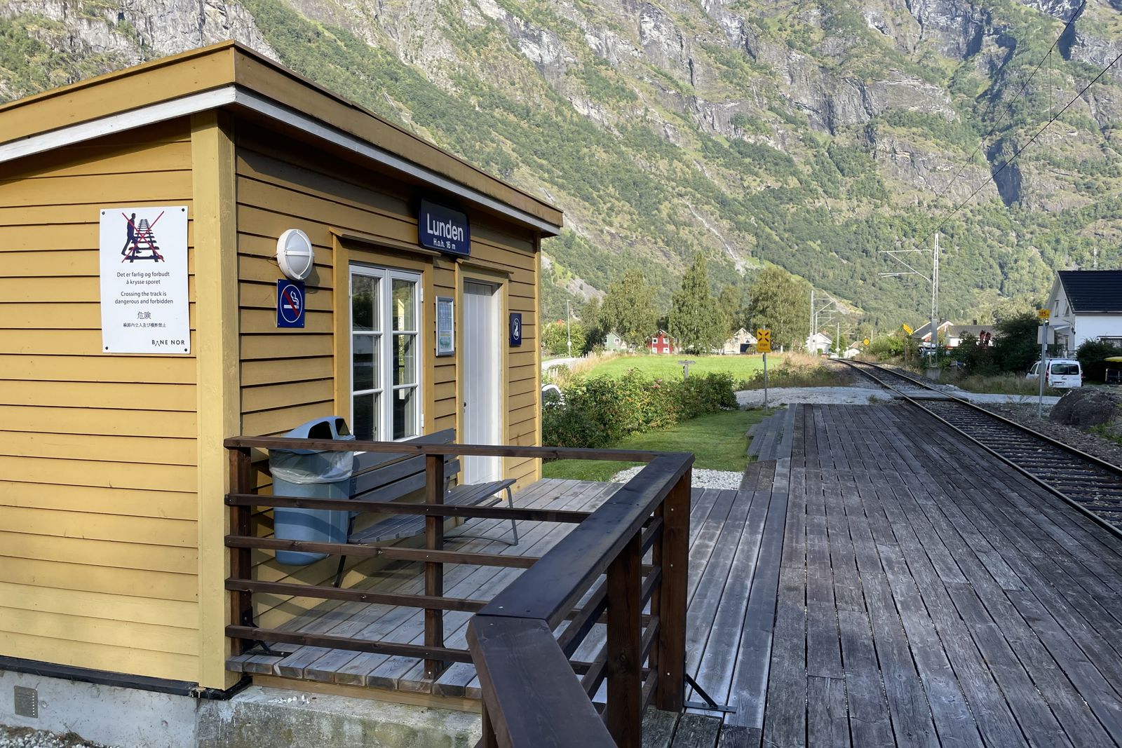 Exterior view of Lunden station