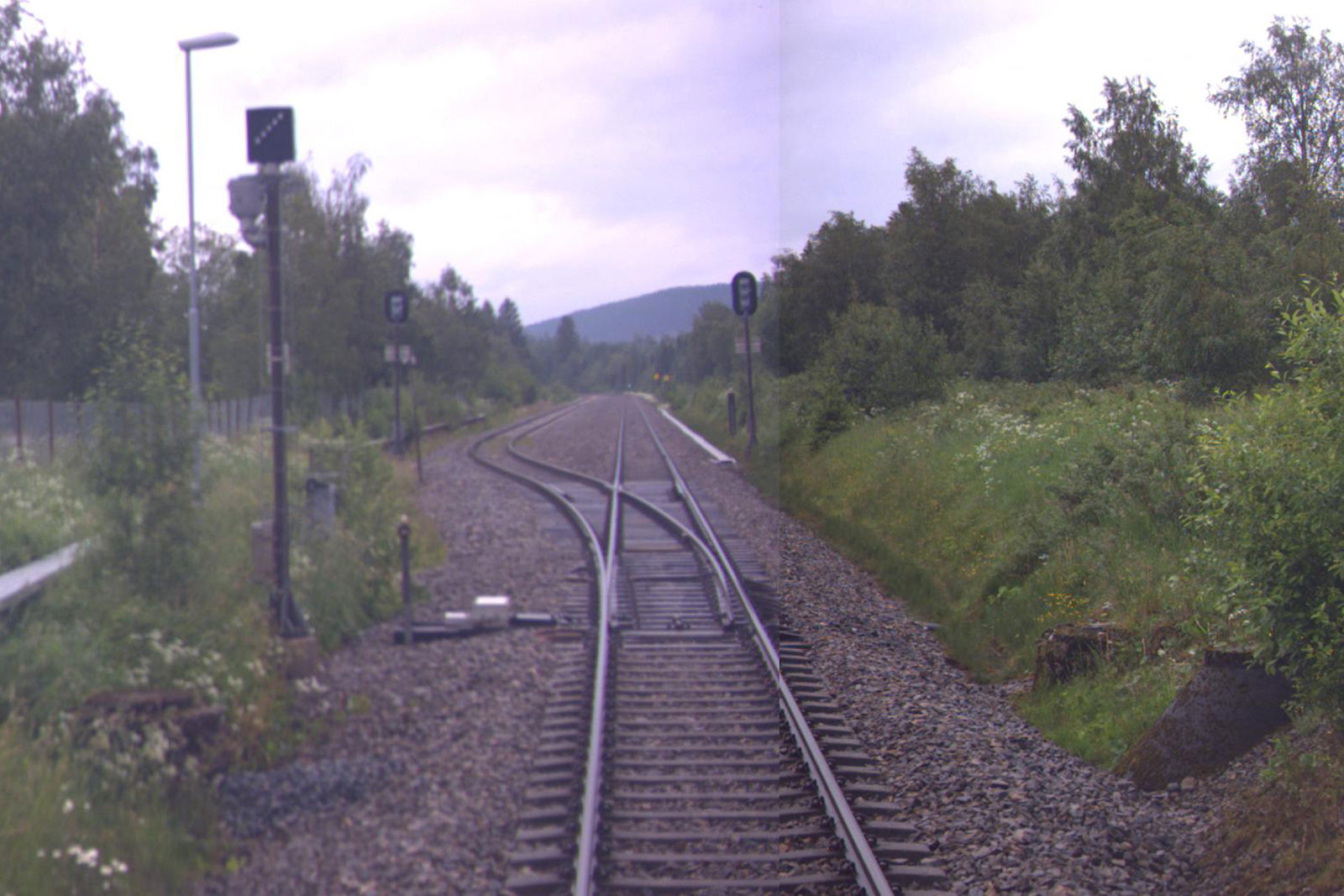 Tracks at Stod station