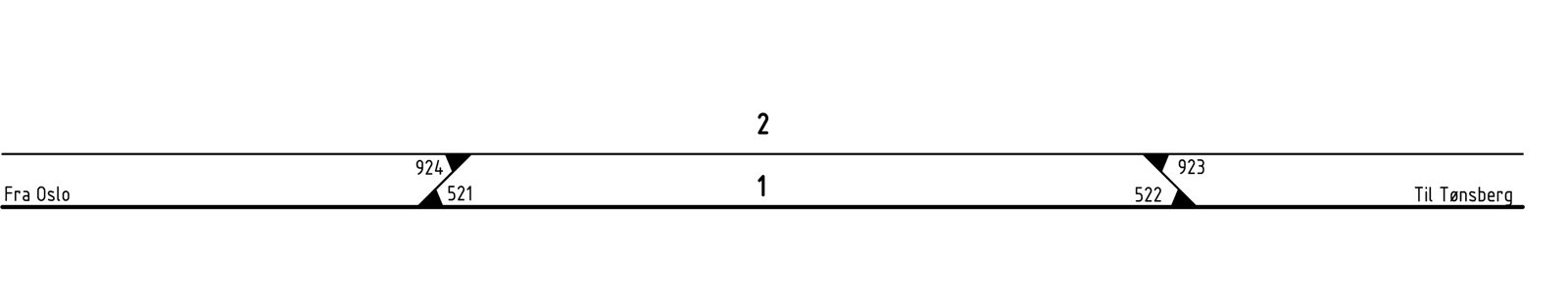 Track plan Galleberg station
