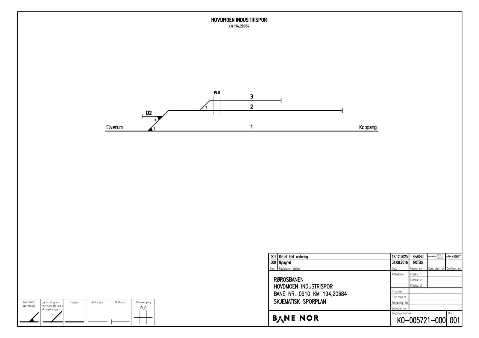 Sporplan for Hovdmoen tømmerterminal